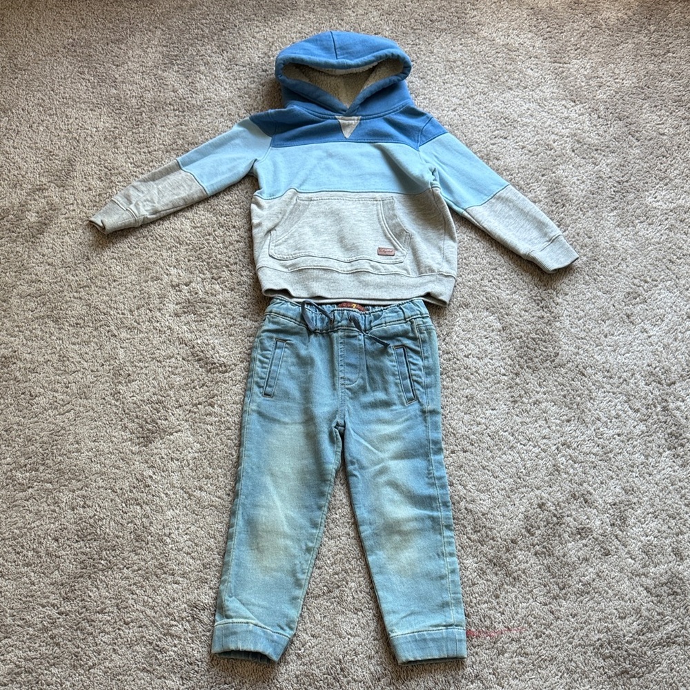 7 For All Mankind Light Blue Kids Jeans